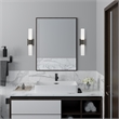 Beaumont Lane 2-Light Twist Lock Metal Vanity Lighting in Black Chrome