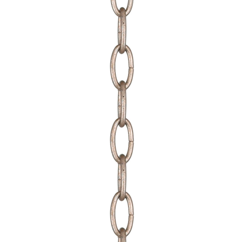 Beaumont Lane Contemporary Antique Silver Leaf 12' X Heavy Duty Decorative Chain