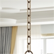 Beaumont Lane Contemporary Antique Silver Leaf 12' X Heavy Duty Decorative Chain