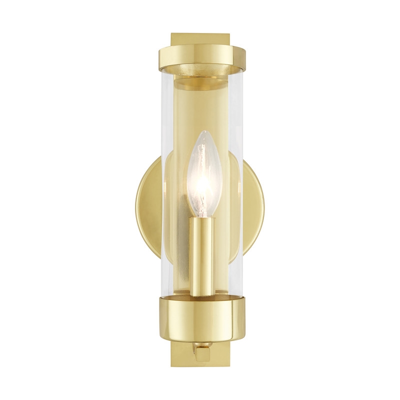 Beaumont Lane Contemporary 1 ADA Wall Sconce in Polished Brass
