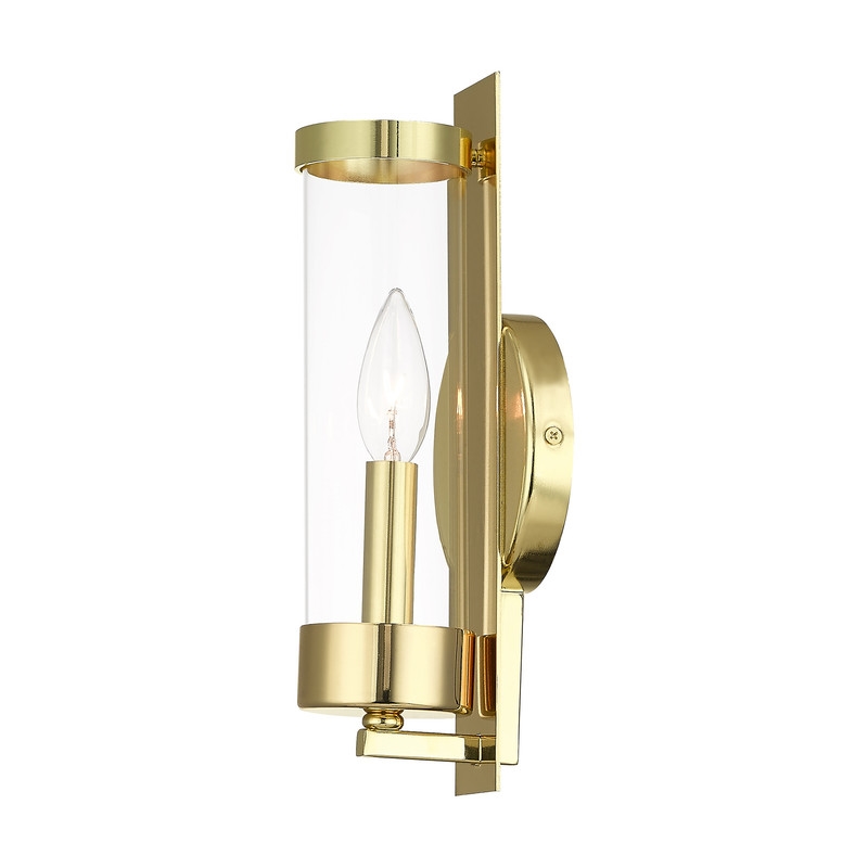 Beaumont Lane Contemporary 1 ADA Wall Sconce in Polished Brass