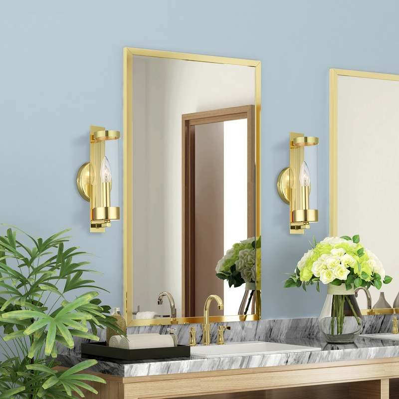Beaumont Lane Contemporary 1 ADA Wall Sconce in Polished Brass
