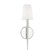 Beaumont Lane Transitional 1-Light Metal Wall Sconce in Polished Chrome