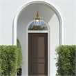 Beaumont Lane Contemporary 1 Light Antique Brass Outdoor Lantern