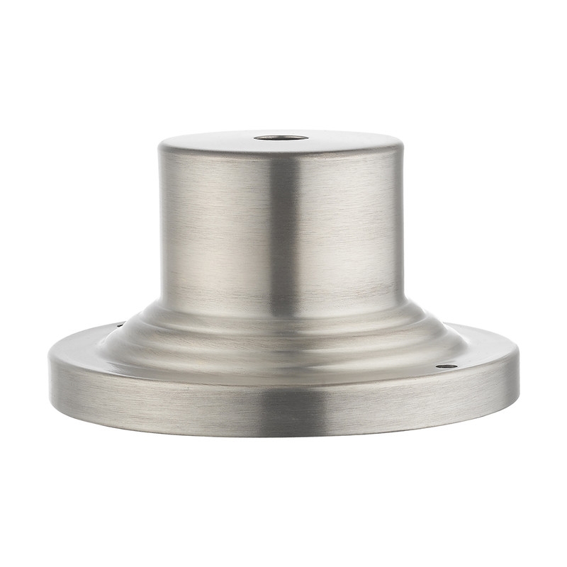 Beaumont Lane Contemporary Brushed Nickel Outdoor Pier Mount Adapter