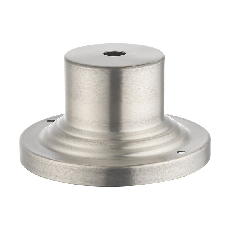 Beaumont Lane Contemporary Brushed Nickel Outdoor Pier Mount Adapter