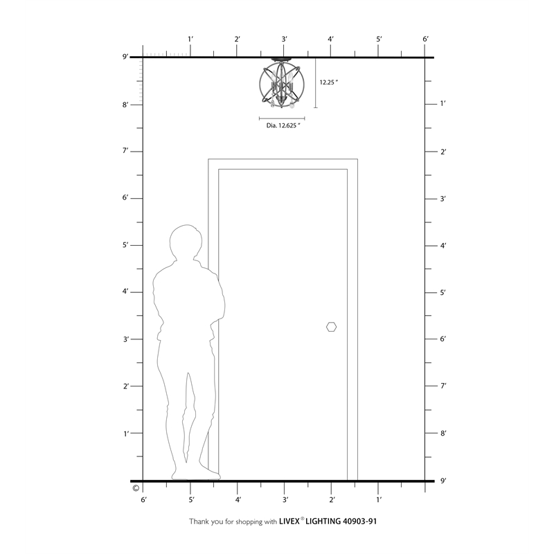 Beaumont Lane Transitional 3-Light Metal Chandelier in Brushed Nickel