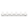 Beaumont Lane Contemporary Steel Bath Light in Brushed Nickel