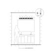 Beaumont Lane Contemporary Steel Bath Light in Brushed Nickel