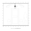 Beaumont Lane Contemporary 1 Light Polished Brass Outdoor Lantern