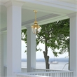 Beaumont Lane Contemporary 1 Light Polished Brass Outdoor Lantern