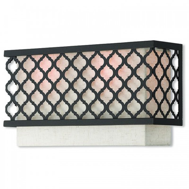 Beaumont Lane Contemporary 2 Light ADA Wall Sconce in English Bronze