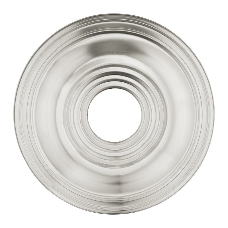 Beaumont Lane Contemporary Steel Brushed Nickel Ceiling Medallion