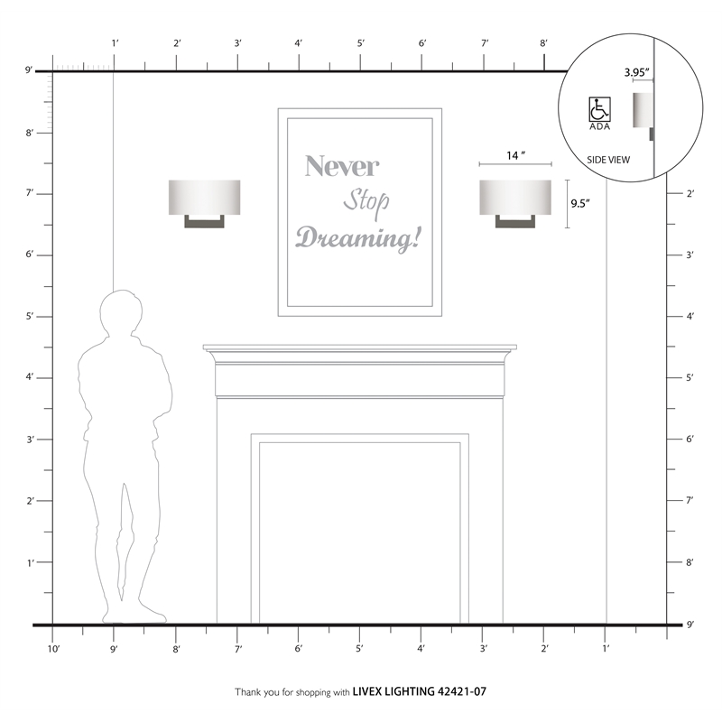 Beaumont Lane Contemporary 2-Light Metal & Fabric Wall Sconce in Bronze