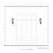 Beaumont Lane Traditional 3-Light Metal Outdoor Wall Lantern in Textured Black