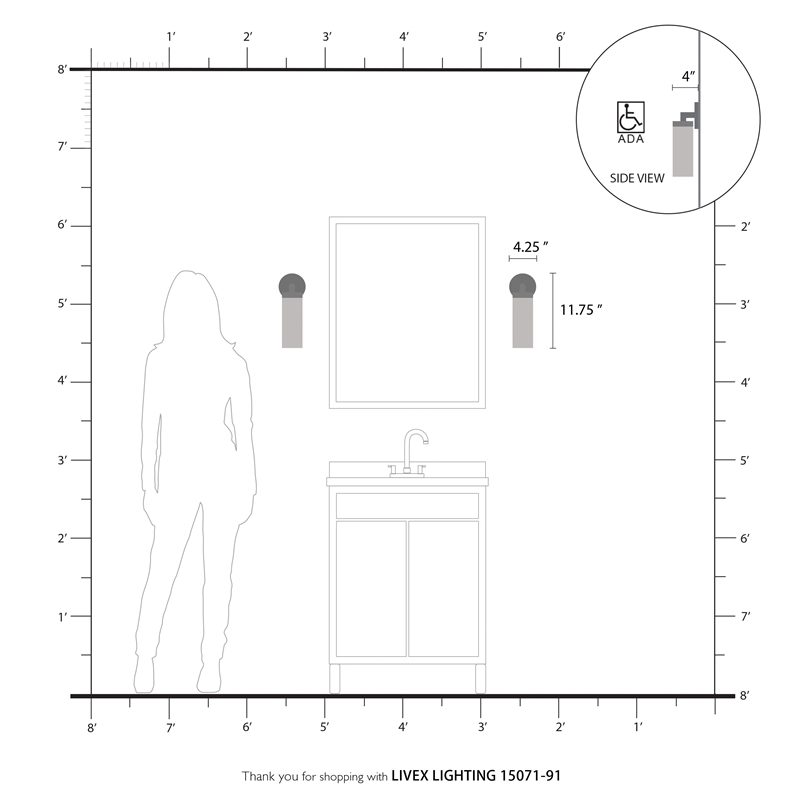 Beaumont Lane Contemporary 1-Light Glass/Metal Single Sconce in Brushed Nickel