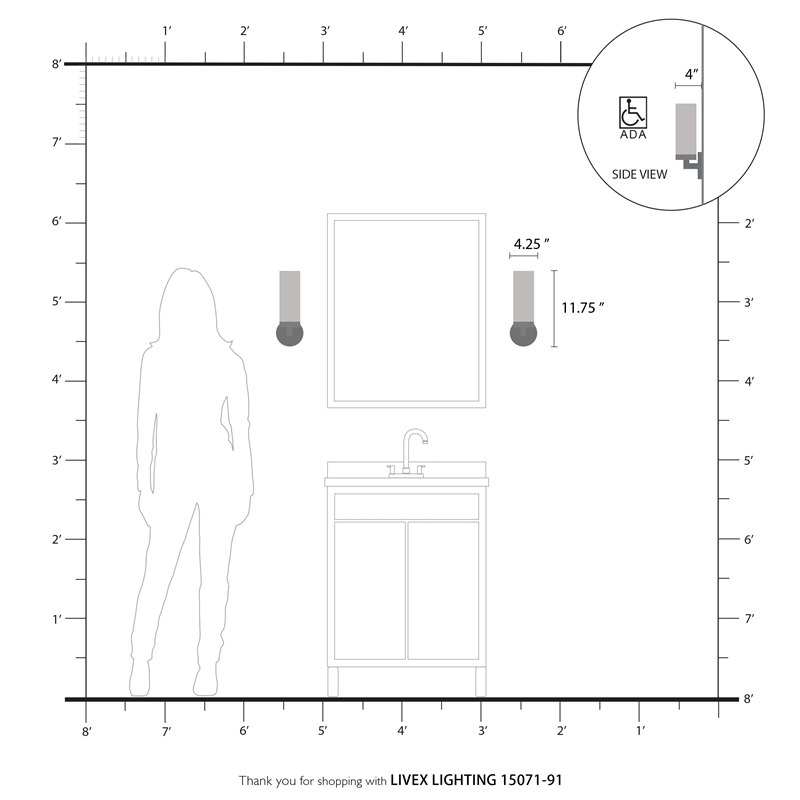 Beaumont Lane Contemporary 1-Light Glass/Metal Single Sconce in Brushed Nickel