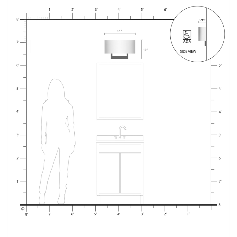 Beaumont Lane Contemporary 3-Light Metal & Fabric Wall Sconce in Bronze