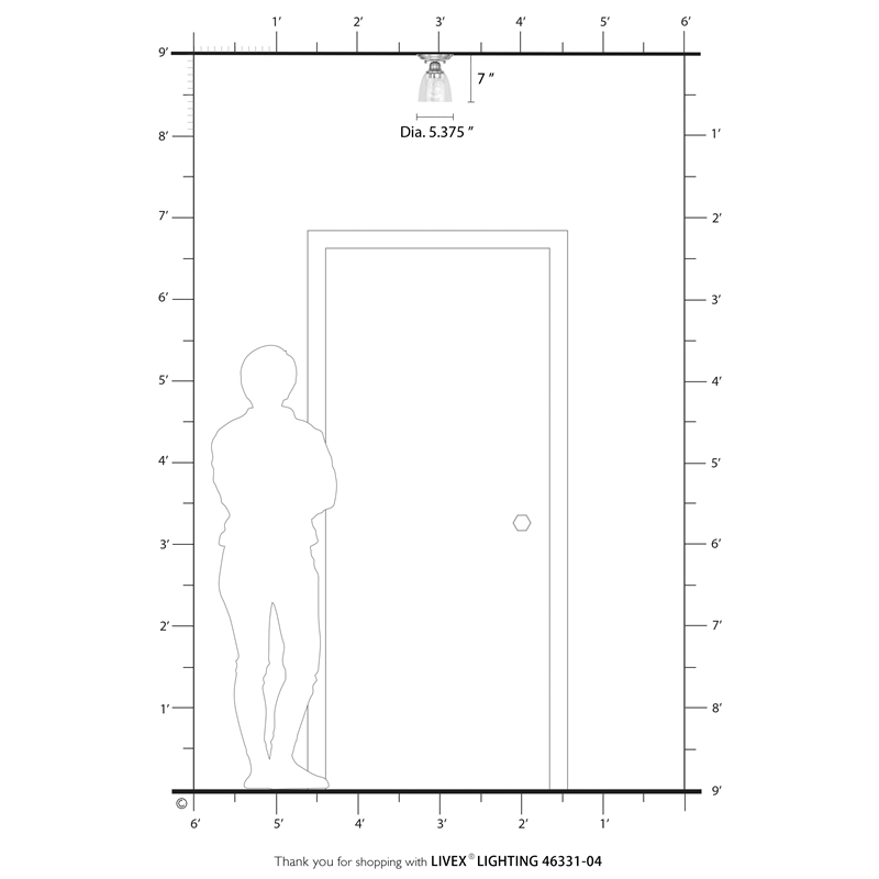 Beaumont Lane Transitional 1-Light Metal & Glass Flush Mount in Black