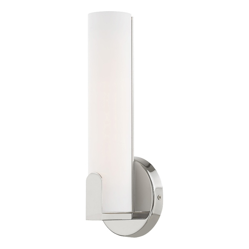 Beaumont Lane Contemporary 8W LED Metal ADA Wall Sconce in Polished Chrome