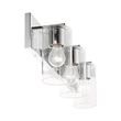 Beaumont Lane Contemporary 3-Light Metal Bath Vanity Lighting in Polished Chrome