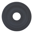Beaumont Lane Contemporary Steel Ceiling Medallion in Black Finish