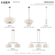 Beaumont Lane 1-Light Metal & Fabric Single Pendant in Brushed Nickel