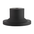 Beaumont Lane Contemporary Brass Black Outdoor Pier Mount Adapter