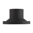 Beaumont Lane Contemporary Brass Black Outdoor Pier Mount Adapter