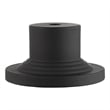 Beaumont Lane Contemporary Brass Black Outdoor Pier Mount Adapter