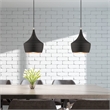 Beaumont Lane Mid-Century 1-Light Metal Single Pendant in Black