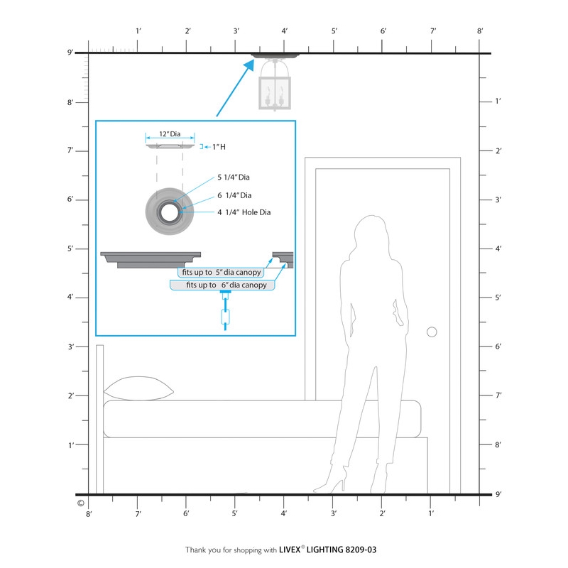 Beaumont Lane Contemporary Steel Ceiling Medallion in White Finish