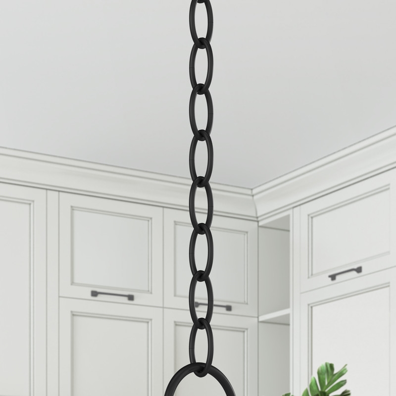 Beaumont Lane Contemporary Black 3' Standard Decorative Chain