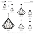 Beaumont Lane Contemporary 3-Light Metal Chandelier in Black