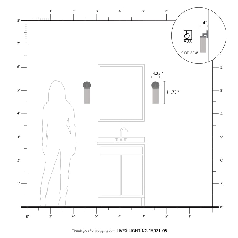 Beaumont Lane Contemporary 1-Light Glass/Metal Single Sconce in Polished Chrome