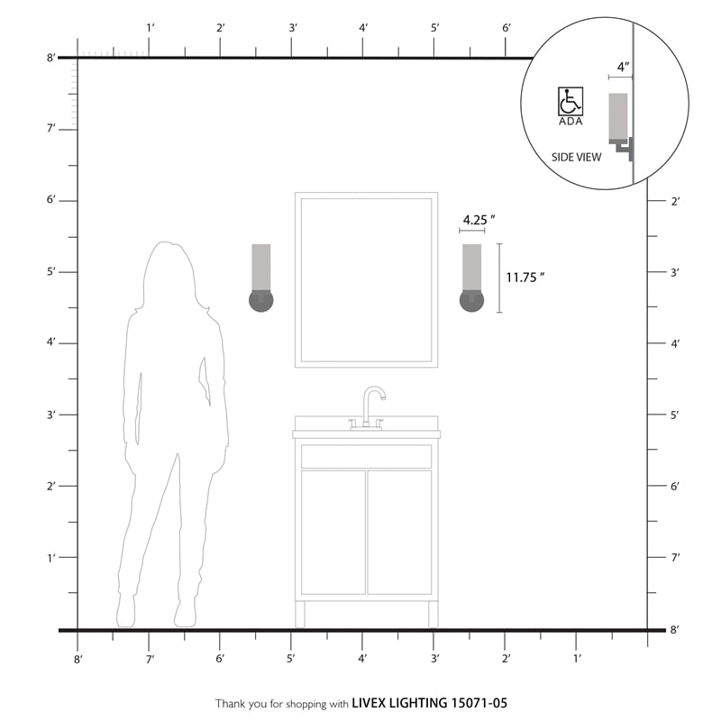 Beaumont Lane Contemporary 1-Light Glass/Metal Single Sconce in Polished Chrome