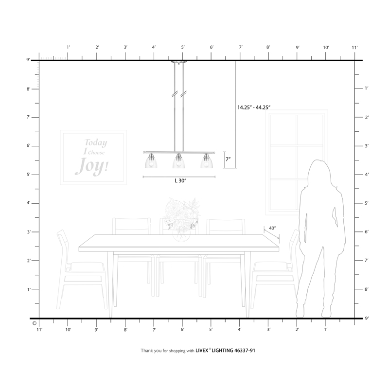Beaumont Lane Transitional 3-Light Metal Linear Chandelier in Black