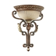 Beaumont Lane Contemporary Resin Wall Sconce in Bronze Finish