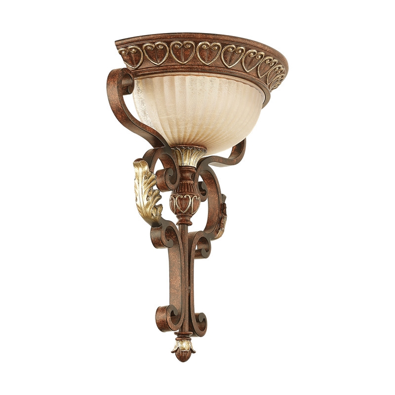 Beaumont Lane Contemporary Resin Wall Sconce in Bronze Finish