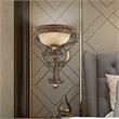 Beaumont Lane Contemporary Resin Wall Sconce in Bronze Finish