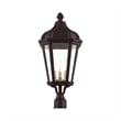 Beaumont Lane Contemporary 3 Light Outdoor Post Lantern in Bronze