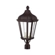 Beaumont Lane Contemporary 3 Light Outdoor Post Lantern in Bronze