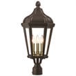 Beaumont Lane Contemporary 3 Light Outdoor Post Lantern in Bronze