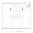 Beaumont Lane Contemporary 2-Light Twist Lock Metal ADA Vanity Sconce in Black