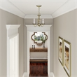 Beaumont Lane Contemporary 3 Light Antique Brass Chain Hang/Ceiling Mount