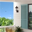 Beaumont Lane Contemporary Aluminum Outdoor Wall Lantern in Bronze