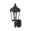 Beaumont Lane Contemporary Aluminum Outdoor Wall Lantern in Bronze