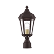 Beaumont Lane Contemporary Aluminum Outdoor Post Lantern in Bronze