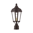 Beaumont Lane Contemporary Aluminum Outdoor Post Lantern in Bronze