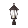 Beaumont Lane Contemporary Aluminum Outdoor Post Lantern in Bronze